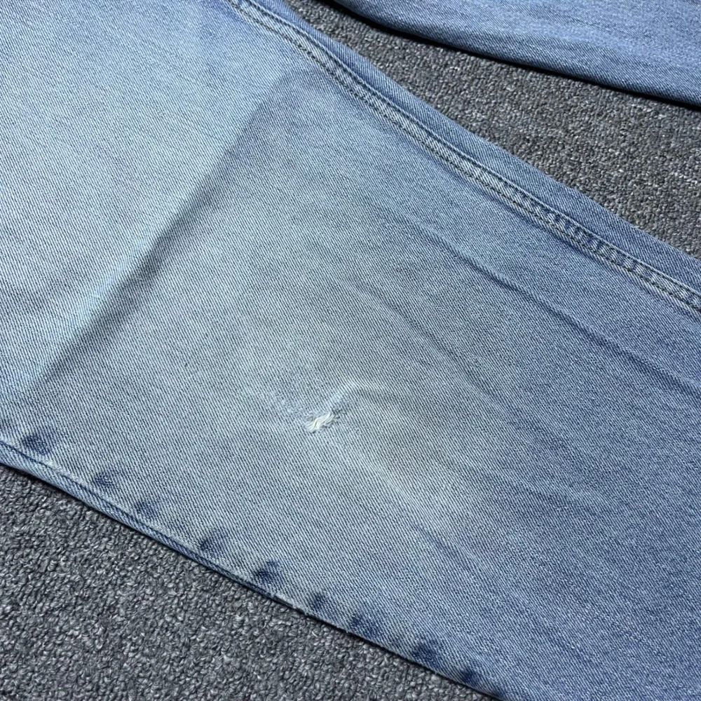 Levi's Relaxed Fit Jeans 38x30 Light  Blue Denim Distressed Straight‎ 90CCCAN1